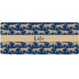 Clairebella Long Serving Board Leopard Navy