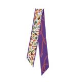 Saturday Silks Clemson Tigers Twilly Scarf