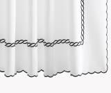 Matouk Classic Chain Scallop Shower Curtain