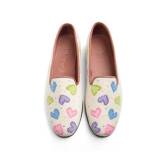 SALE ByPaige Hearts Needlepoint Loafers