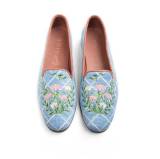 ByPaige Needlepoint Loafer In Floral Blue  . . . 