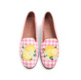  ByPaige Needlepoint Loafer In Lemon On Pink  . . . 