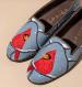 By Paige Needlepoint Loafer In Winter Cardinal