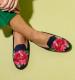 By Paige Needlepoint Mule In Pink Peony