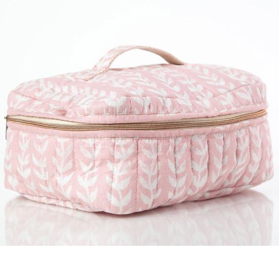 Monogrammed Block Print Train Case