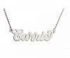 personalized+name+necklace+in+carrie+script