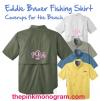 +short+sleeve+fishing+shirts+monogram+on+back