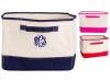 natural+canvas+storage+bin+in+hot+pink++red+or+navy+accent+colors