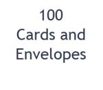 100  Notes And Envelopes