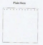 Plain Hem No Tape
