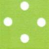 Lime Green W/white Polka Dots