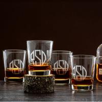 Personalized Flared DOF Highball Glasses, Set of 4