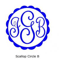 Scallop Circle B Chain Stitch