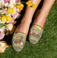 ByPaige Needlepoint Bunny Loafer