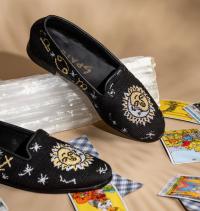 ByPaige Celestial Zodiac Needlepoint Loafer