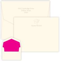  Embossed Graphics Capital Correspondence Card