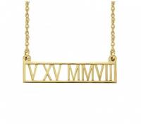 Roman Numeral Necklace