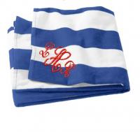 Royal Blue And White Striped