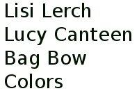 Lisi Lerch Lucy Canteen Bag Bow Colors