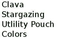 Clava Stargazing Utlility Pouch Colors