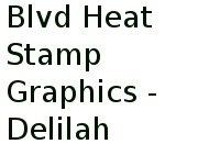 Blvd Heat Stamp Graphics - Delilah