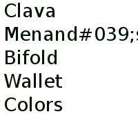 Clava Men's Bifold Wallet Colors