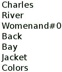 Charles River Women's Back Bay Jacket Colors