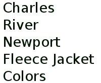 Charles River Newport Fleece Jacket Colors