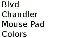 Blvd Chandler Mouse Pad Colors