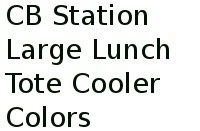 Cb Station Large Lunch Tote Cooler Colors