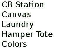 Cb Station Canvas Laundry Hamper Tote Colors