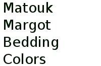 Matouk Margot Bedding Colors