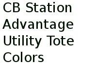 Cb Station Advantage Utility Tote Colors