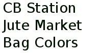 Cb Station Jute Market Bag Colors