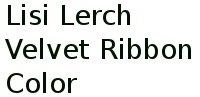 Lisi Lerch Velvet Ribbon Color