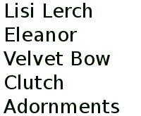 Lisi Lerch Eleanor Velvet Bow Clutch Adornments