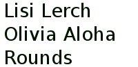 Lisi Lerch Olivia Aloha Rounds