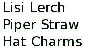 Lisi Lerch Piper Straw Hat Charms