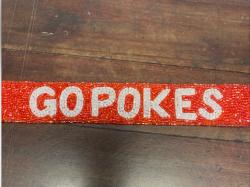 Go Pokes Orange With White Words