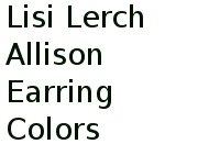 Lisi Lerch Allison Earring Colors