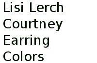 Lisi Lerch Courtney Earring Colors