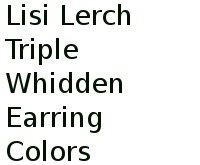 Lisi Lerch Triple Whidden Earring Colors