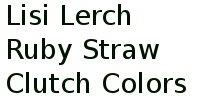 Lisi Lerch Ruby Straw Clutch Colors