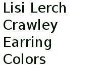 Lisi Lerch Crawley Earring Colors