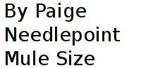 By Paige Needlepoint Mule Size