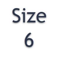 Size 6 Is 9" Long