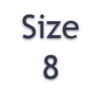 Size 8 Is 9.58 Inches Long