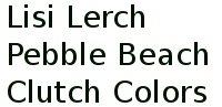 Lisi Lerch Pebble Beach Clutch Colors