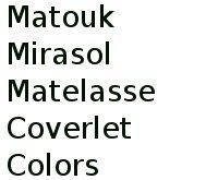 Matouk Mirasol Matelasse Coverlet Colors