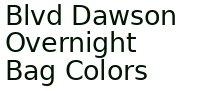 Blvd Dawson Overnight Bag Colors